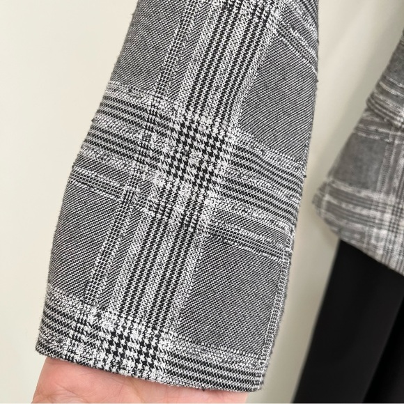 Story. Modesto long sleeve plaid tweed blazer midi dress vintage Inspired style - Picture 9 of 10